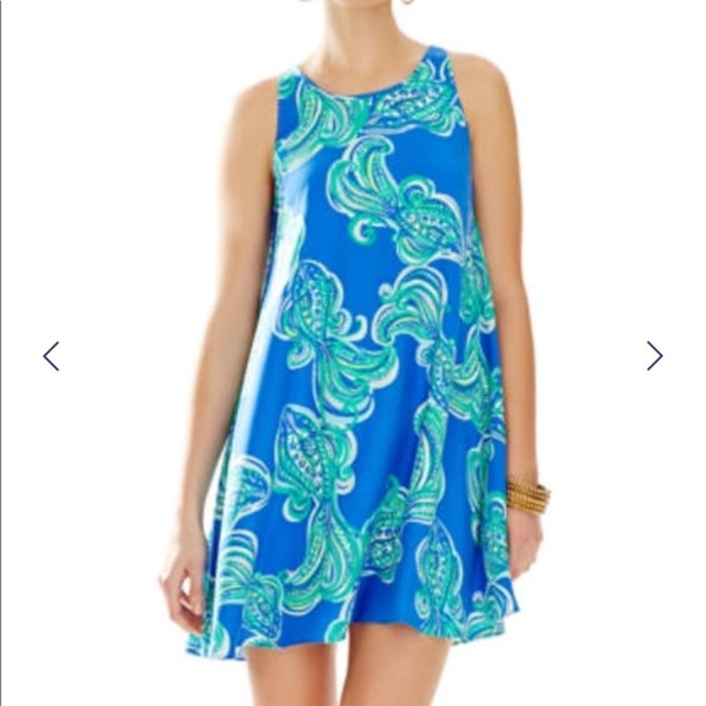 Lilly Pulitzer Wright trapeze swing dress XS EUC